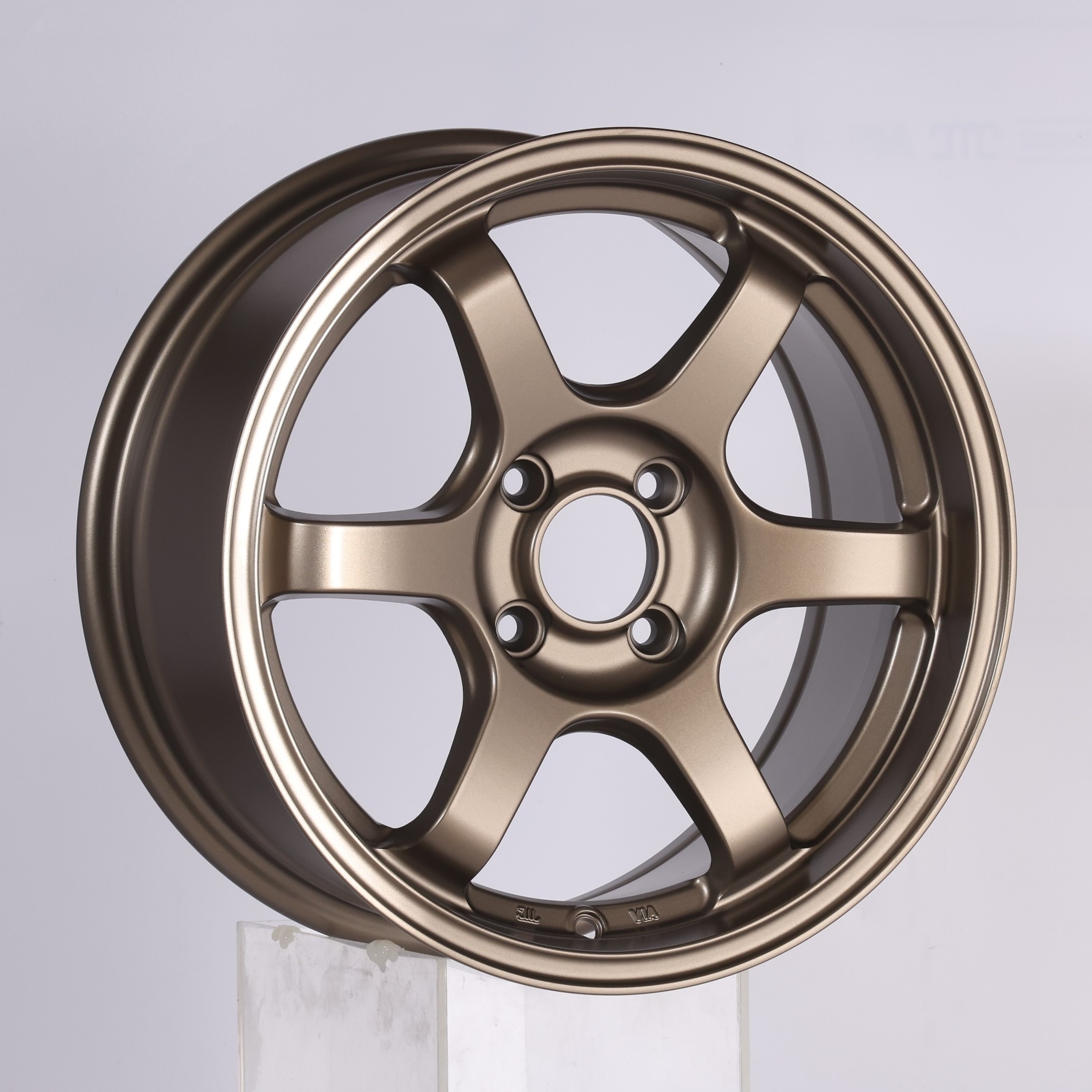 6226 6 spoke 16/5 aluminum 4 hole mag alloy wheel rims manufacture rines 14 15 16 17 inch 4/100