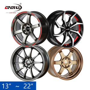 top rim manufacturers roda aro rines mag rin sport ring custom wheel hub 5 hole 13 14 15 17 18 20 inch 4 hole rim te37