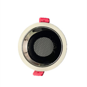 Professional Manufacturer LHWY Halogen Bulb Retrofit Aluminum Spot Light Frame With Honey comb Downlight Frame Ceiling Embedded