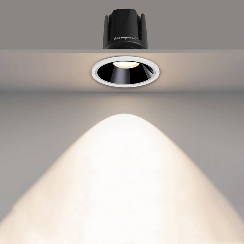 Professional High Efficiency Ceiling Wall Washer Lights Antiglare Downlight LED Light Fixture