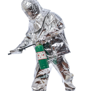 Aluminum foil fire resistant proximity firefighter suit made in China 2023