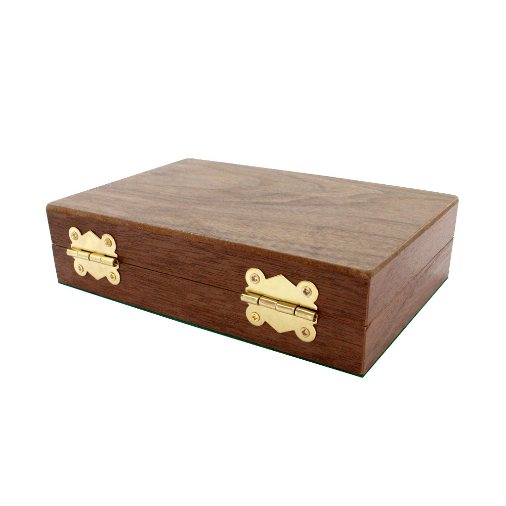 Customizable Poker Playing Set with Two Decks of High-Quality Cards and Five Dice in a Durable MDF Wooden Box