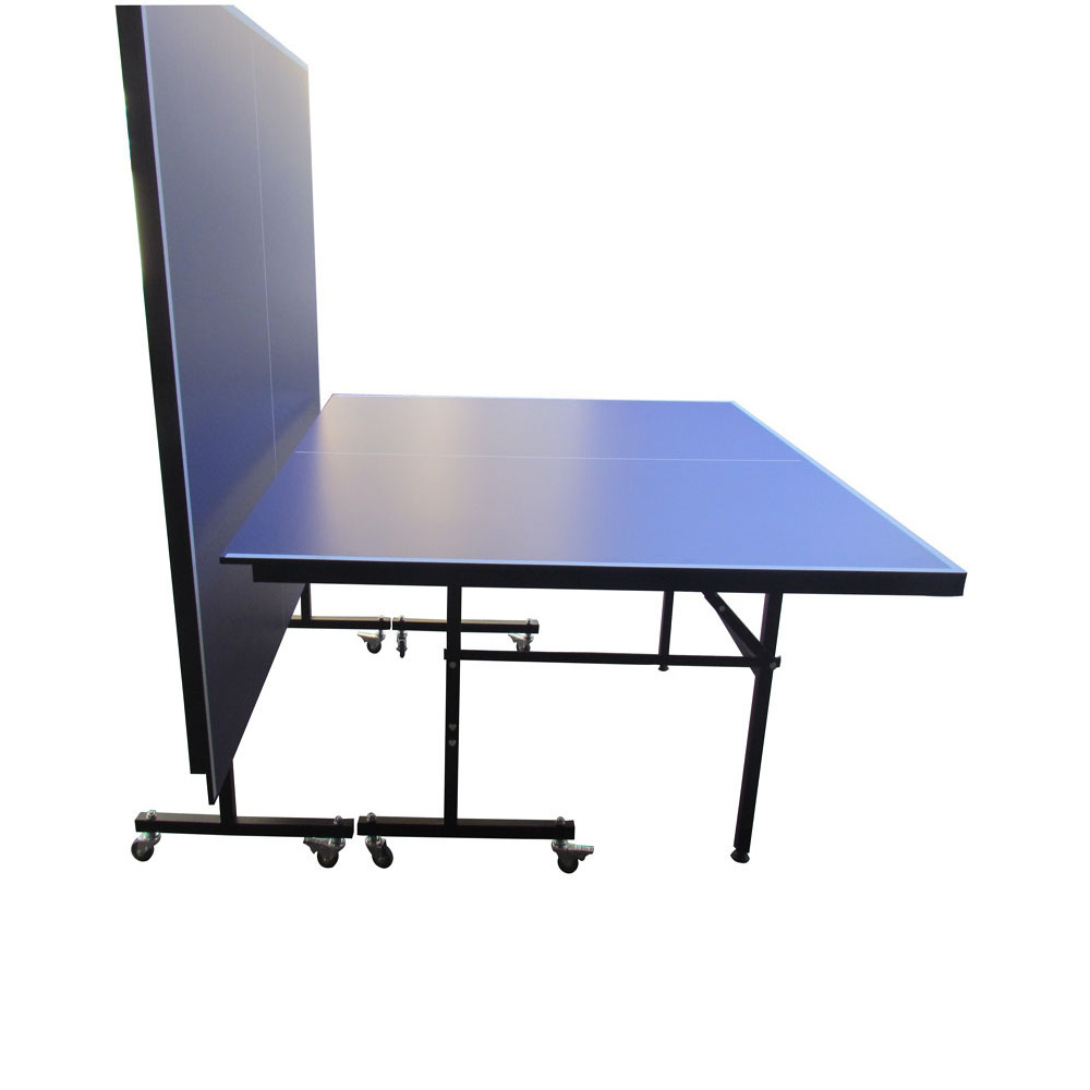 Regular Size Table Tennis Table Indoor and Outdoor Ping Pong Table Set Foldable Portable With Wheels