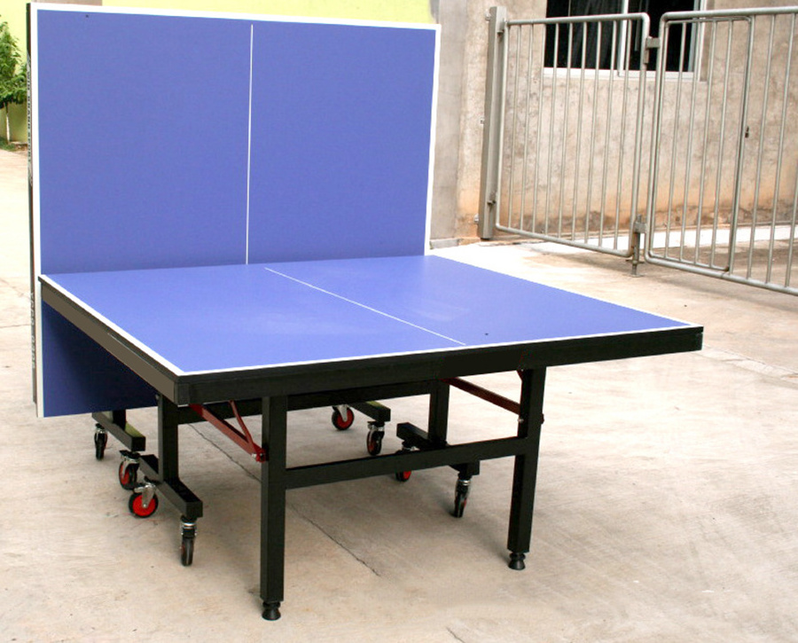 Regular Size Table Tennis Table Indoor and Outdoor Ping Pong Table Set Foldable Portable With Wheels