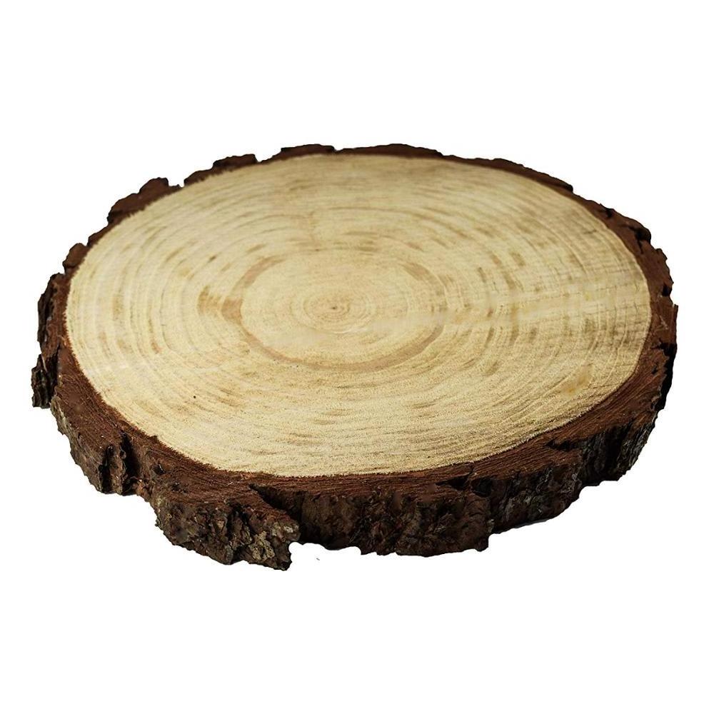 Natural Wood Slices Round Pine Wood Slabs 5 Pack Round Rustic Woods Slices 9