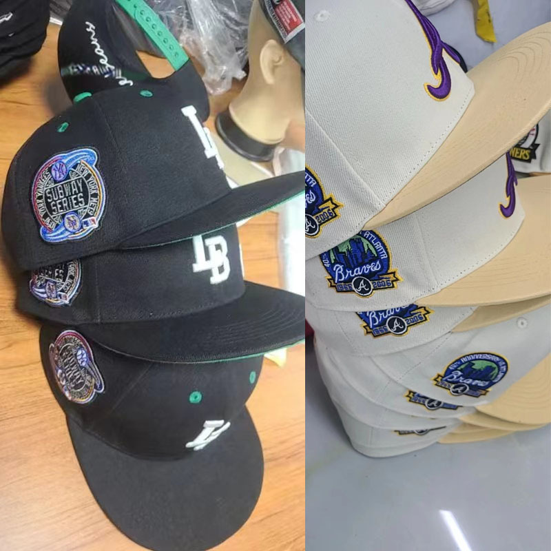 Direct Factory Custom sticker Made 5 Panel Baseball Cap Hat 3D Puff Embroidery Logo Cotton Sweatband new Caps era Sport Hat