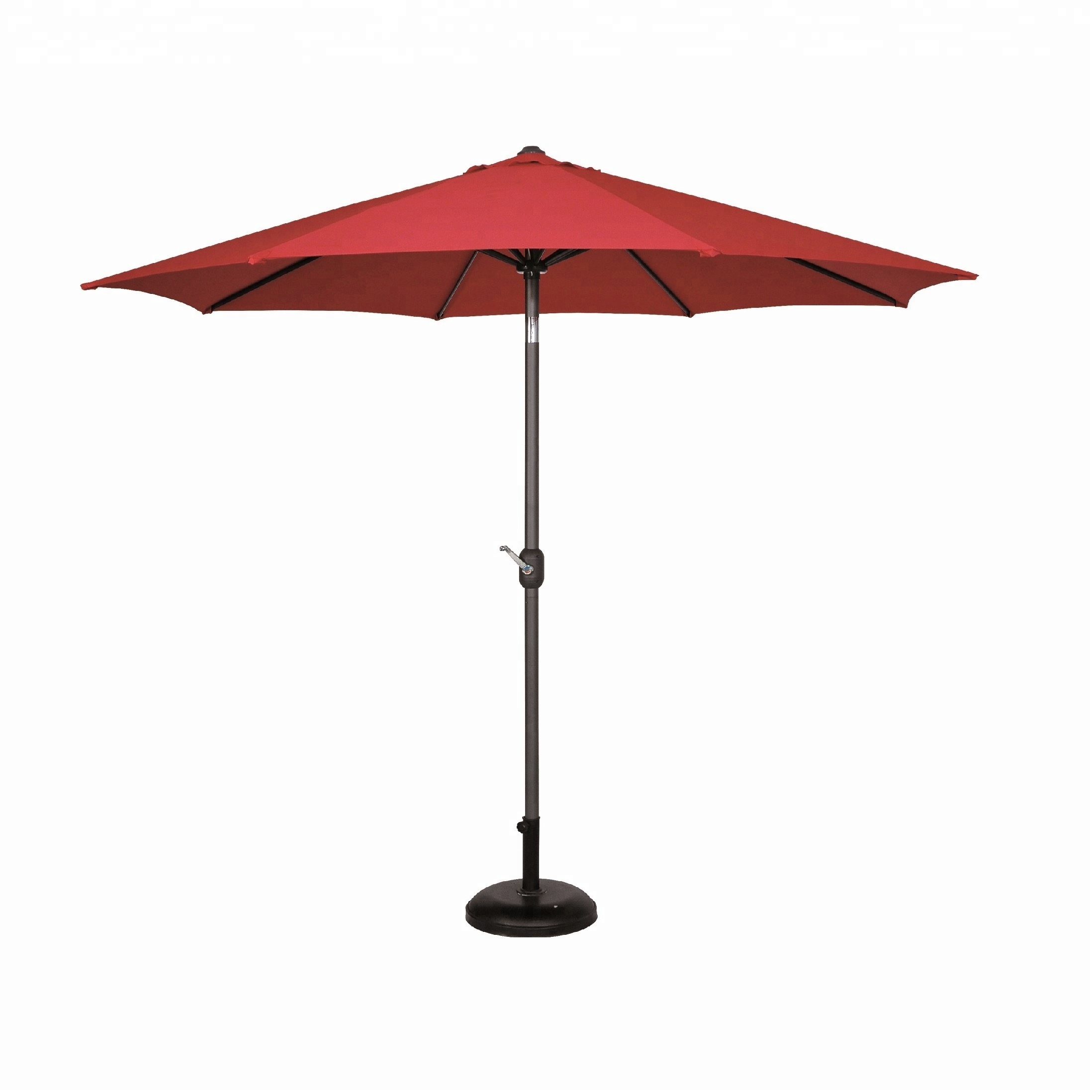 Market Steel Outdoor with Push Button Tilt and Crank decorative outdoor 9' patio umbrella