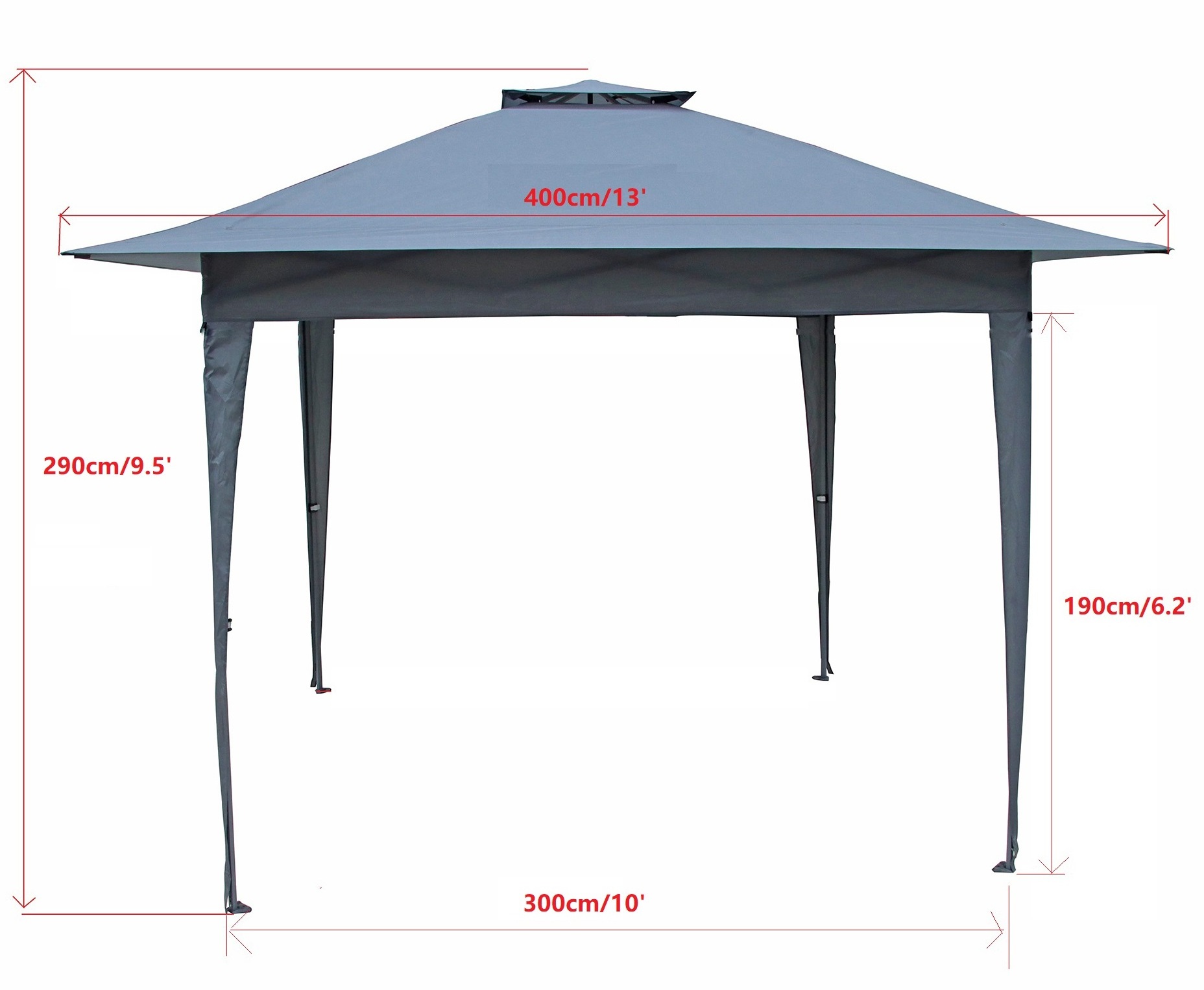 Hot Selling Outdoor with side wall and wheel bag water proof function For events Canopy Tents Folding Canopy