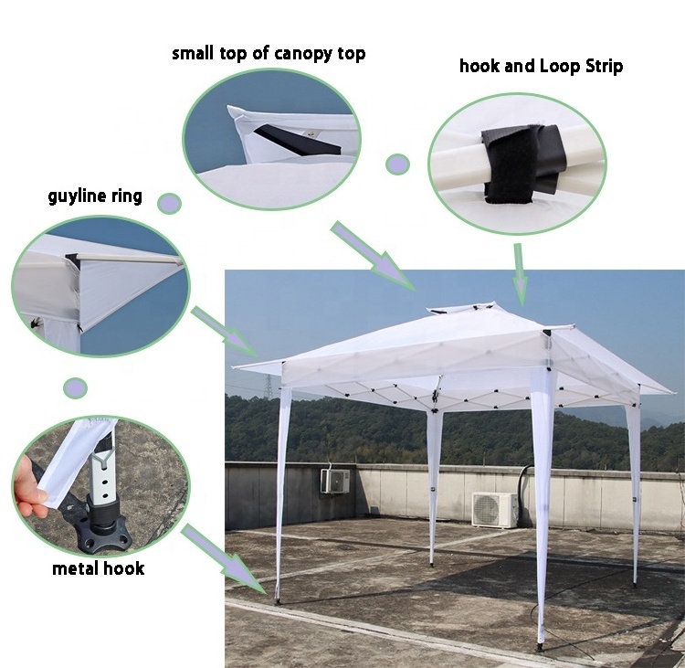 China Portable Expo Exhibition promotion display waterproof pop up canopy tent automatic pop up tent