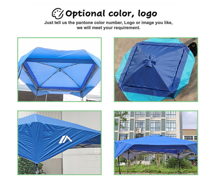 Hot Selling Outdoor 10x10 Anti-UV Waterproof Canopy Folding Metal Gazebo