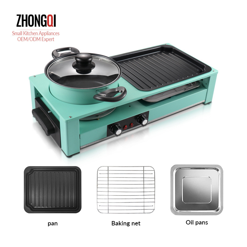 Factory Directly Wholesale Home Electric Griddle High Quality Electric Kebab Bbq Skewer Grill