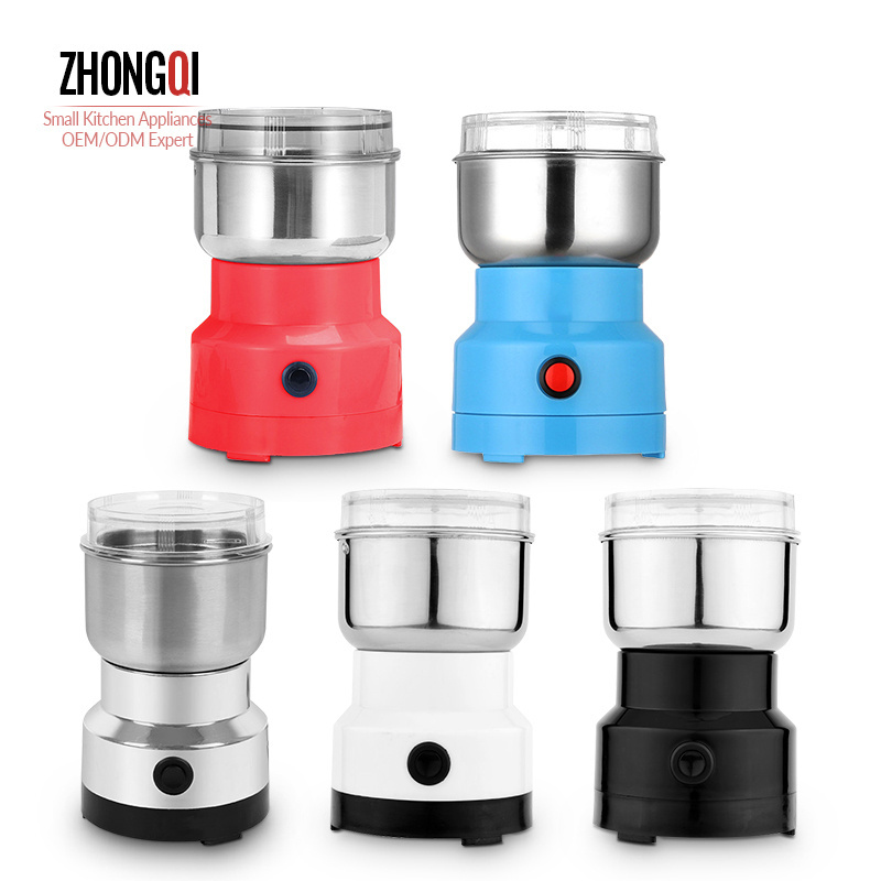 Best Small Dry Food Spices Fruit Automatic Electric Stainless Steel Multipurpose Kitchen Machine Grinder