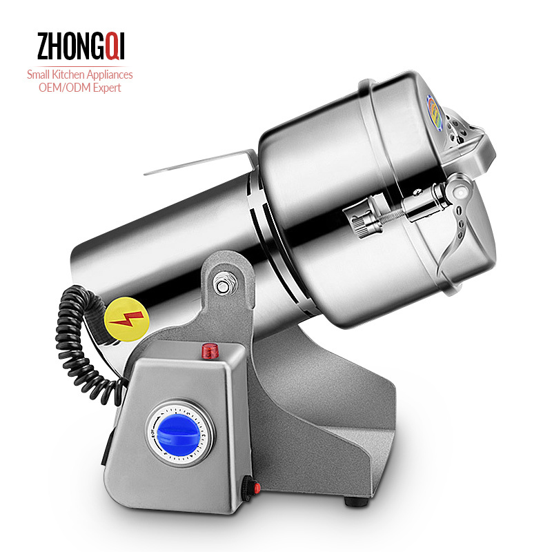 Electric Stainless Steel Small Bean Salt Milling Grain Dry Spice Grinder Mill Machine Food Processor For Household