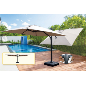 hot sell Roma Patio Sunshade Gardens  Umbrella market umbrella outdoor for restaurant Double top roma umbrella