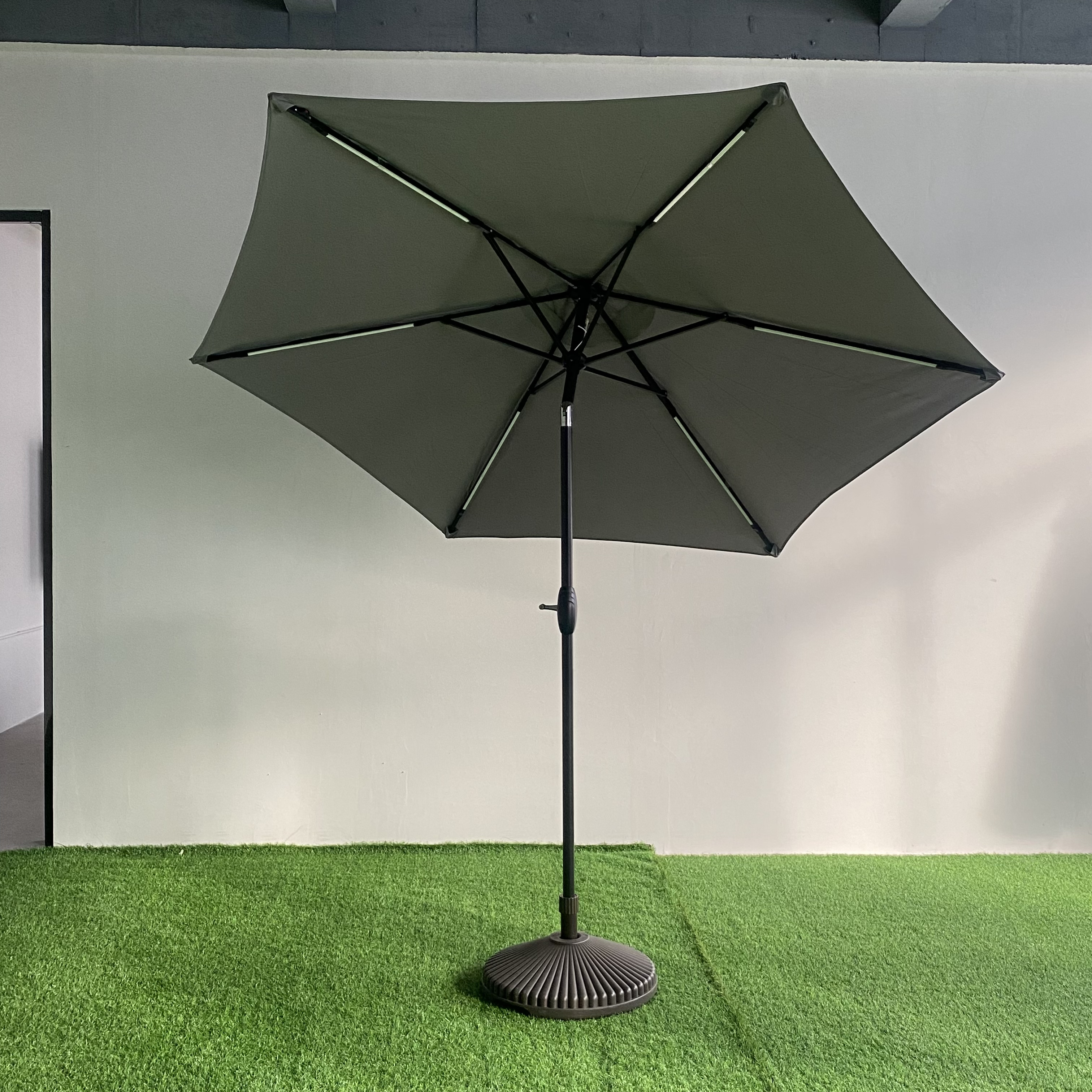 Center Pole Parasol Custom Print Market Patio Garden Umbrellas Parasol Umbrella For Restaurant And Cafe shop