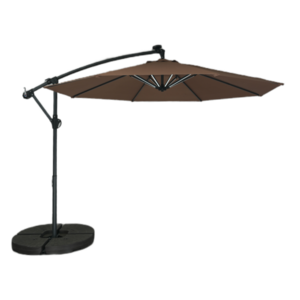 Hang umbrella Garden Sunshade Cantilever Led Umbrella Outdoor Solar LED Lighting Parasol Patio Umbrellas