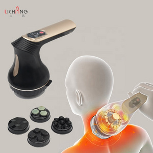 LICHANG 5 In 1 Body Contouring Machine Handheld Fat Burning Massage Hammer Heat Body Sculptor Anti Cellulite Slimming Massager