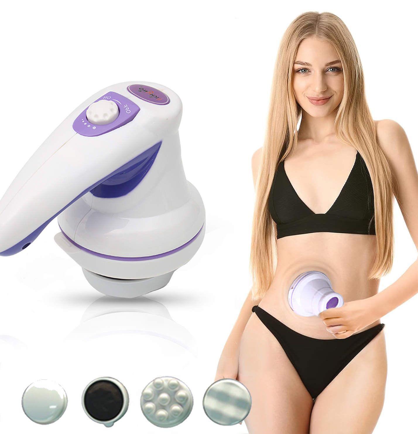 LICHANG 4 In 1 Portable Electric Body Sculpt Massage Hammer Fat Burner Machine Lift Slimming Anti Cellulite Handheld Massager