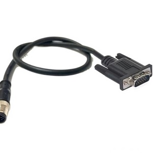 Waterproof sensor cable m12 to db9 male connector