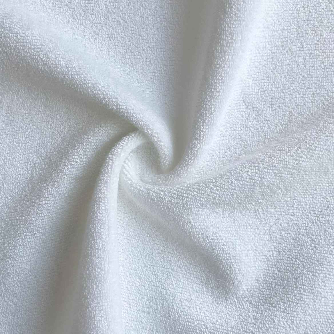 Bamboo terry fabric 80%bamboo 200%recycle polyester 260gsm 280gsm 390gsm skin friendly bamboo single terry fabric soft