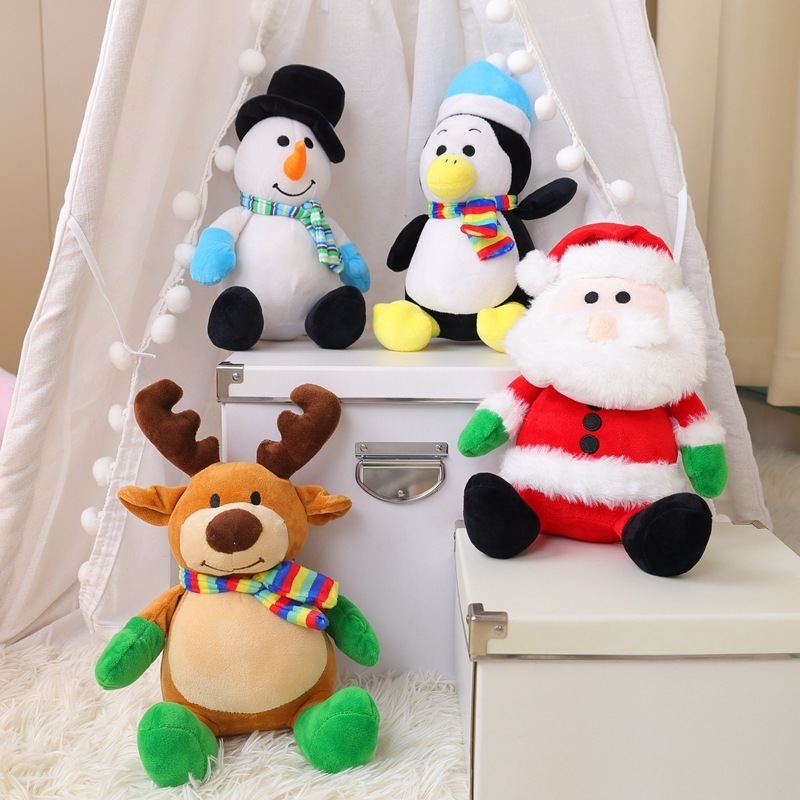 WholesaleChristmas Snowman Santa Claus Elf Dancing And Singing Dog Plush Toys For Kids Christmas Dancing And Singing Dog  Toys