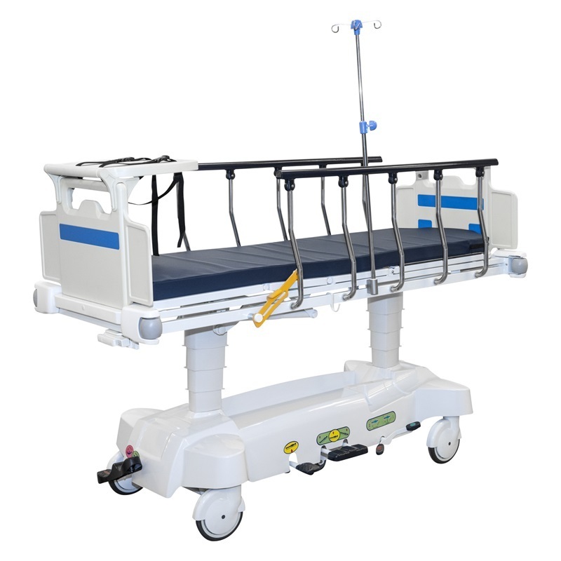 MN-YD001S Hospital Multi-Function Hydraulic Transfer Stretcher Cart mobile medical patient transport trolley Bed