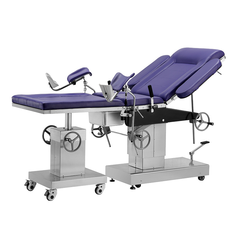 MN-OR015 Multi-function Gynecology Table  Manual Obstetric Delivery LDR Bed