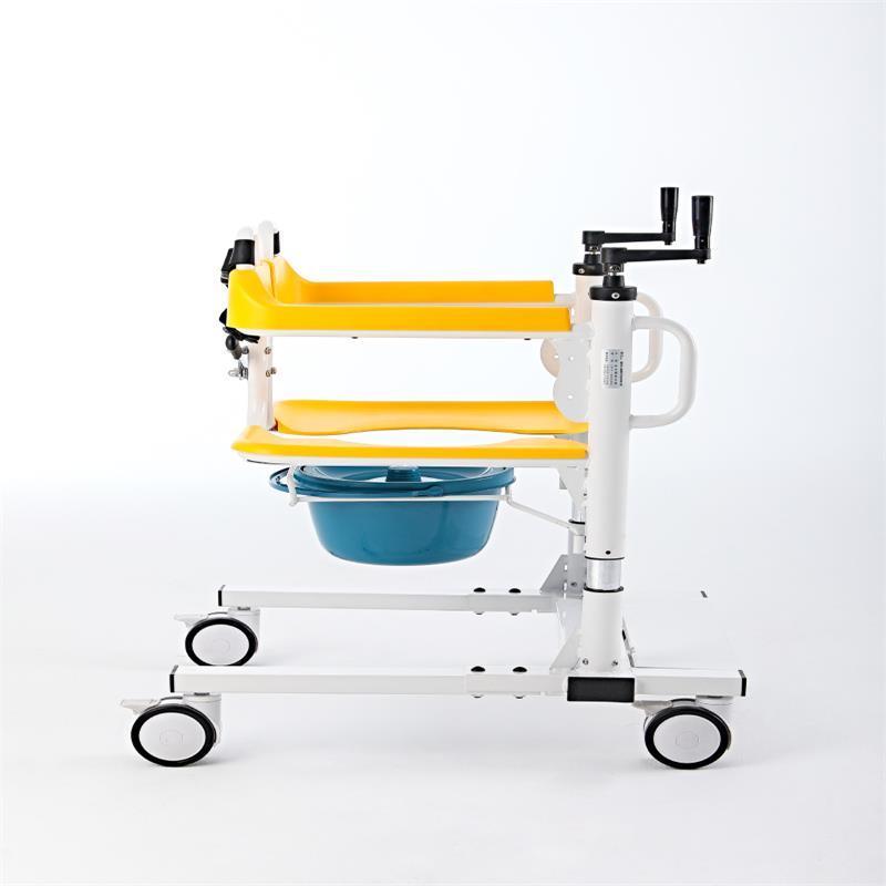 Mn-YWJ003  Electric Disabled Patient Lift Transfer Chair Home Care Transfer Manual Shower Toilet Commode Chair