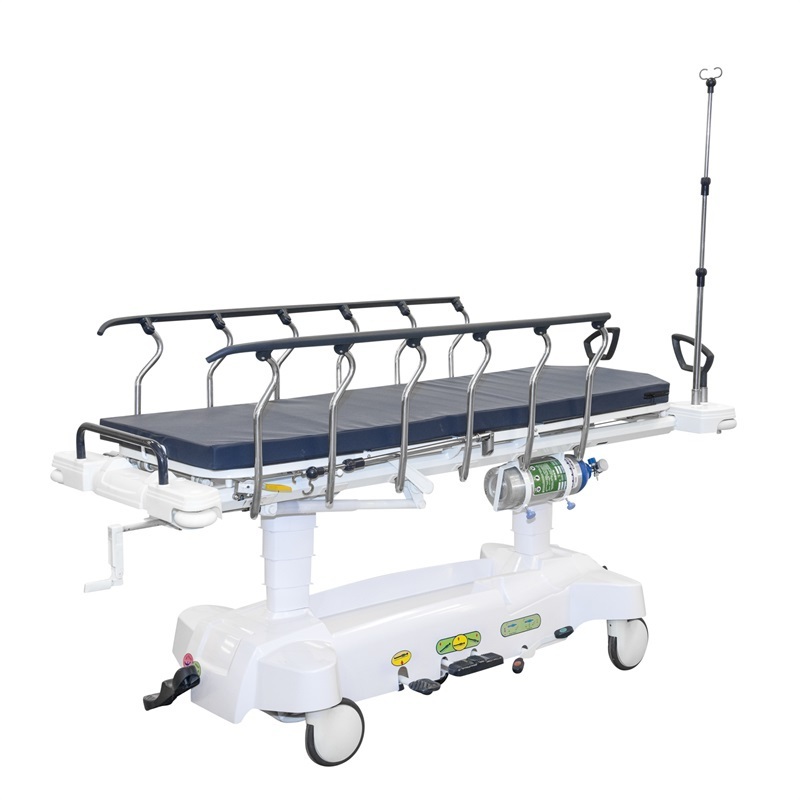 MN-YD001S Hospital Multi-Function Hydraulic Transfer Stretcher Cart mobile medical patient transport trolley Bed