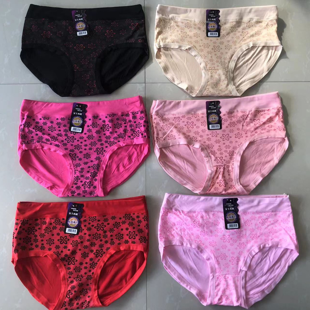 Cheap Wholesale Milk Silk Women Briefs High Waist Big Strength Underwear Breathable Comfortable Underpants Soft Women's Panties