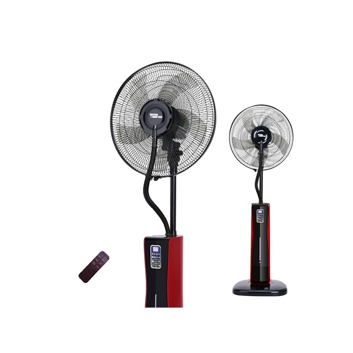 Portable rechargeable standing water spray air cooler mist solar fans with  mosquito repeller