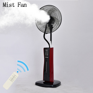 Solar 16 Inch usha Rechargeable AC/DC Air Cooler Water Mist Fan Pedestal Fans