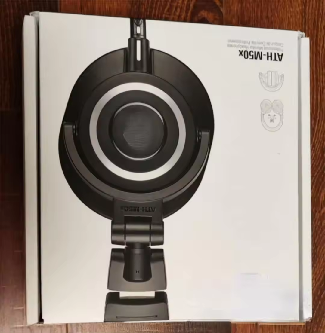 Ath M50x  Black White Professional Studio Monitor Headphone Critically Acclaimed New Design With Good Quality