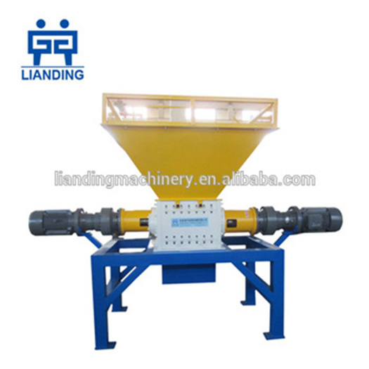 high quality double shaft plastic shredder,waste rubber/paper/tire/metal recycling machine