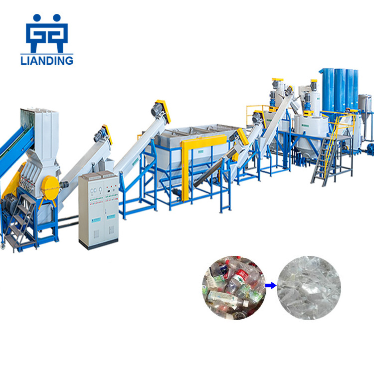 Waste Plastic PET Bottle Recycling Plant Machine Line Plastic Bottle Recycling Machine Price