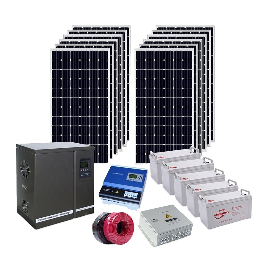 Lianfa Solar Cells Power System 15KW / Solar Energy Kit Set 15000W / Solar Panels 15kw Price System for Home