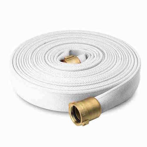 White 2 inch high pressure hose Double-Jacket PVC/TPU Rubber Lay Flat Discharge Fire Hose(Multiple Size Options)