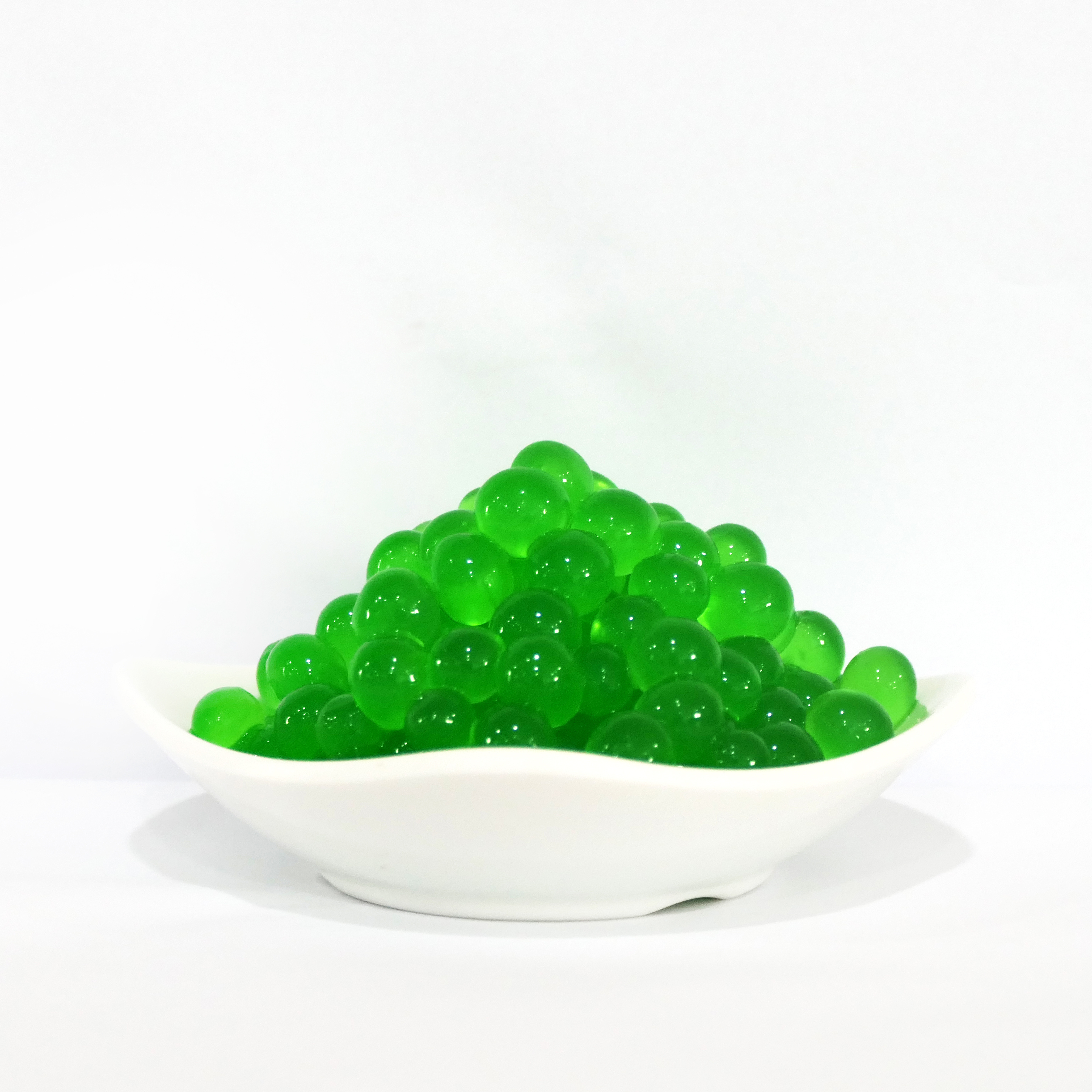 Good Quality Taiwan Product Green Apple Flavor Juice Ball Popping Boba For Making Milk Tea