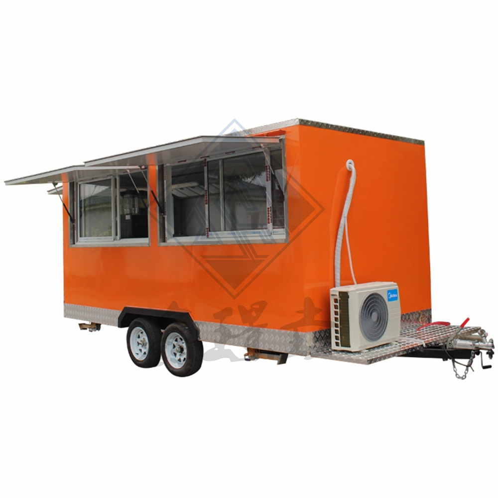 Street Mobile Food Truck Cart Travel Camping Camper Trailer Van Bicycle Ice Cream Food Cart