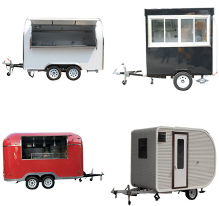 Street Mobile Food Truck Cart Travel Camping Camper Trailer Van Bicycle Ice Cream Food Cart