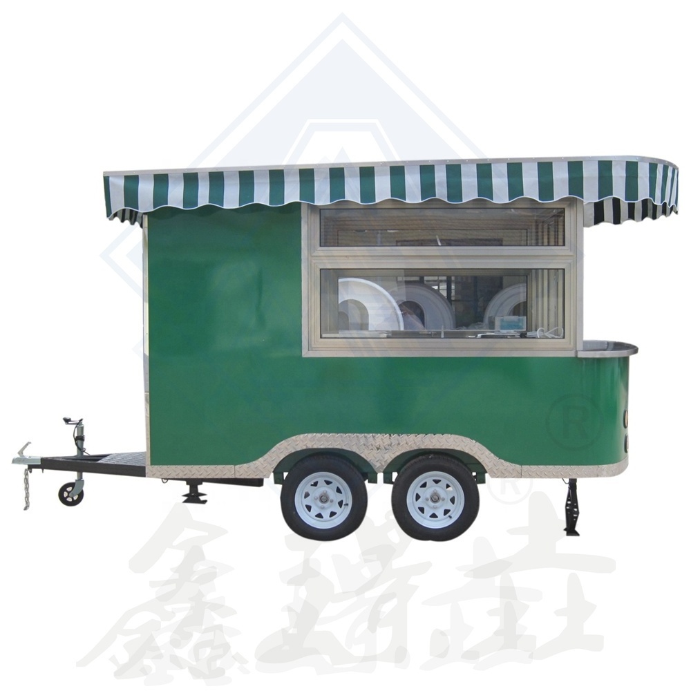 Food truck with air conditioner mobile french fries food cart truck mobile food trailer