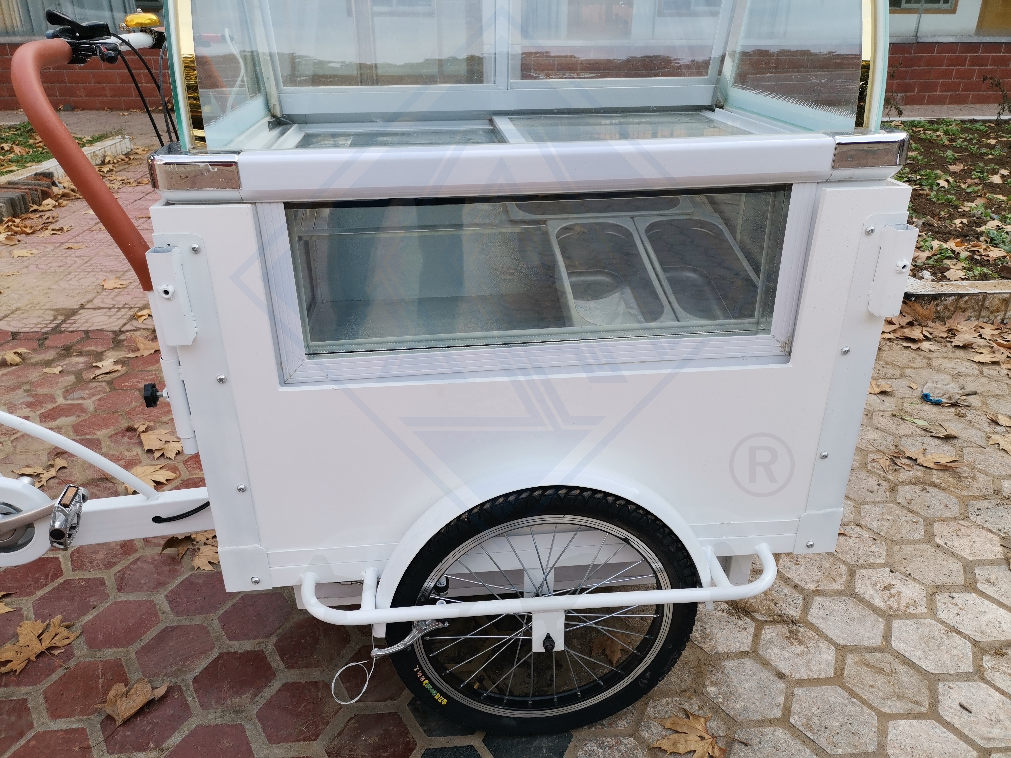 Hot dog cart bike food shop truck street food cart snack food bike