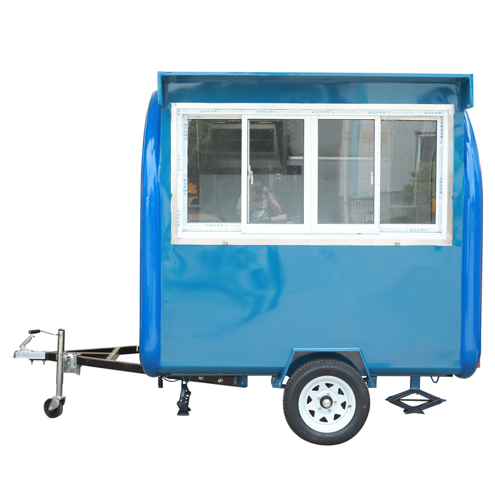 Commercial Food Truck For Sale United States Mobile Food Trailer Truck Canteen Ice Cream Crepe Juice Kiosk