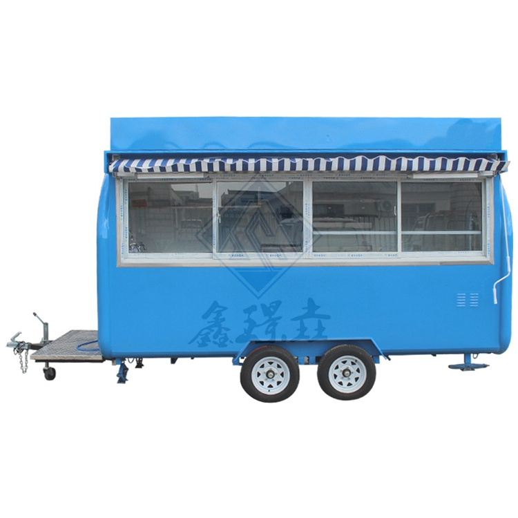 Commercial Portable Electric Scooter Trailer for Vending Food Truck with Wheels Pastry Cart for Sale