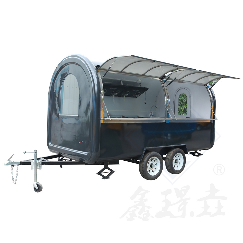 mobile food truck electric police golf cart ice cream food truck trailer for hot dog pizza ice cream Europe market