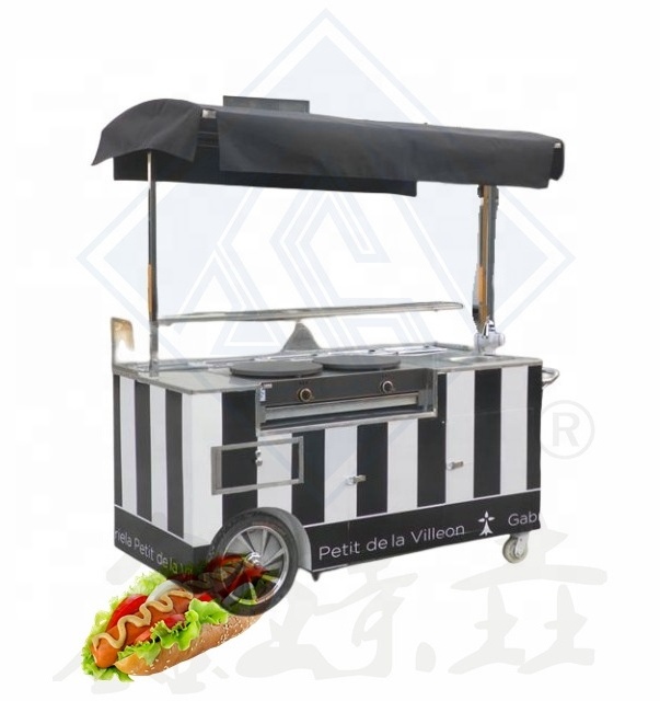 Hospital mobile food carts sale sweet corn cart shop food carts and food trailers