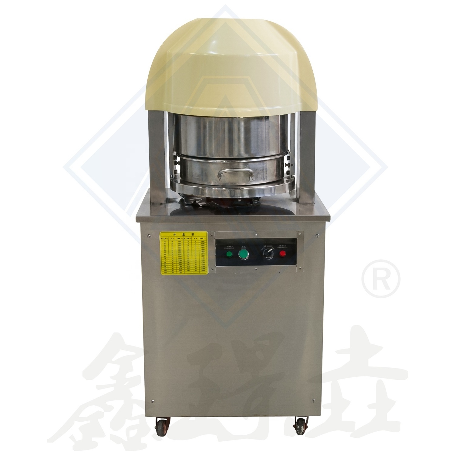 Bakery use dough rounder and divider machine cookie dough divider bakery dough divider