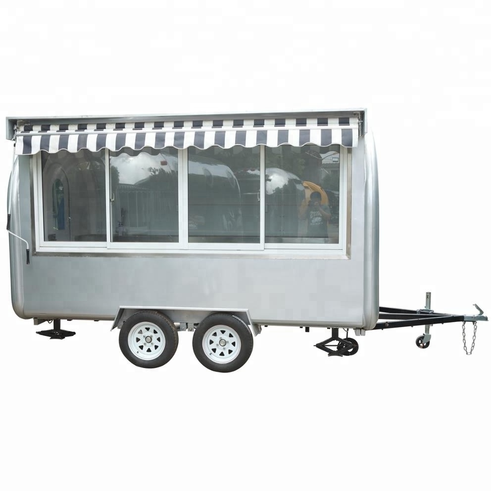 Street Mobile Food Truck Cart Travel Camping Camper Trailer Van Bicycle Ice Cream Food Cart