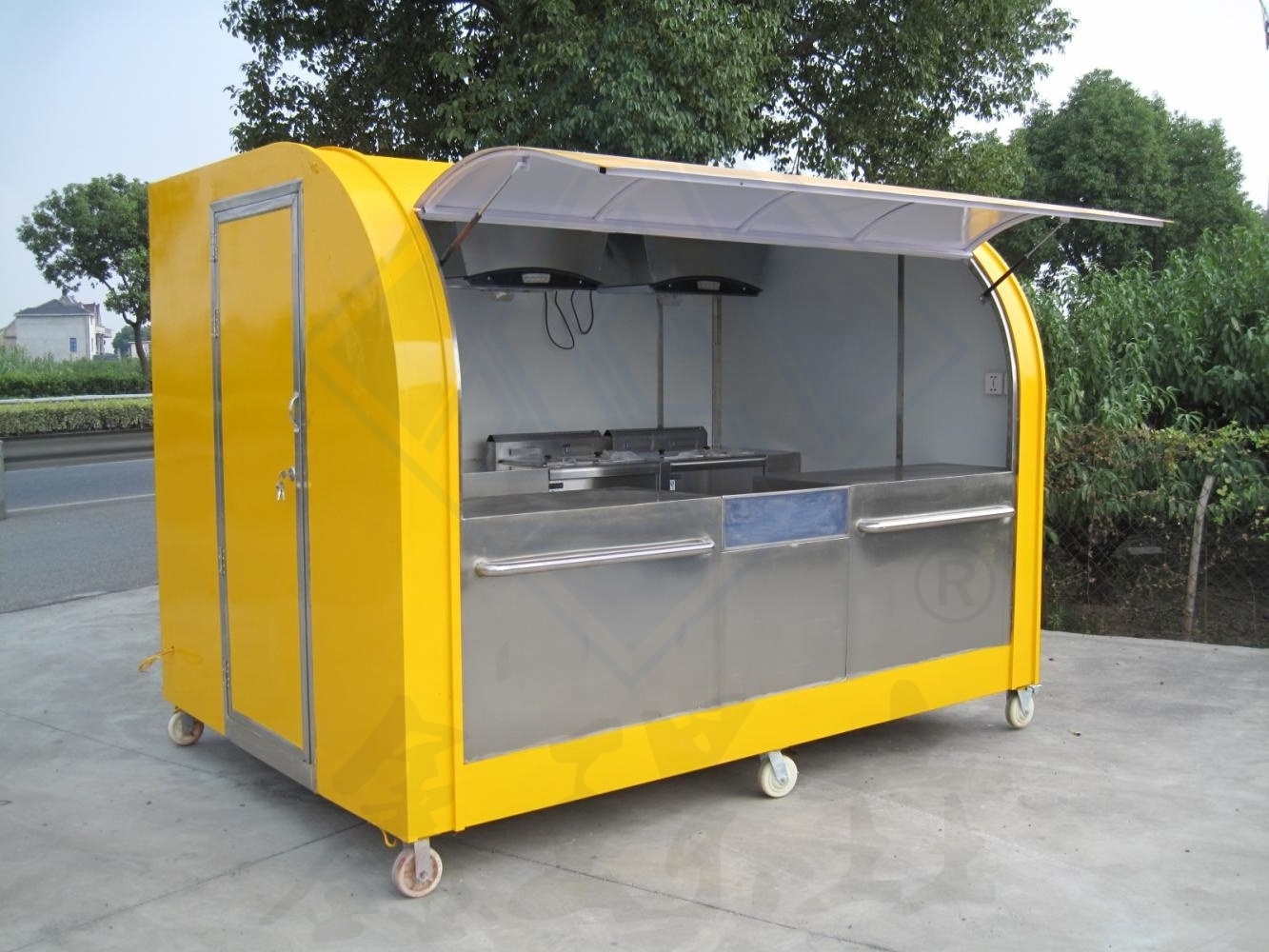 Food trucks for sale cheap price fully equipped food trailer electric bike food cart