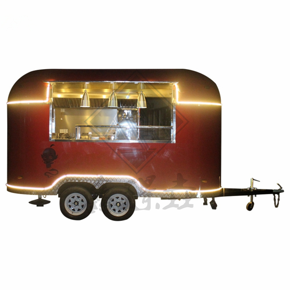 Street Mobile Food Truck Cart Travel Camping Camper Trailer Van Bicycle Ice Cream Food Cart